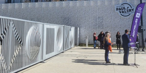 Inauguration du Parvis Vasarely